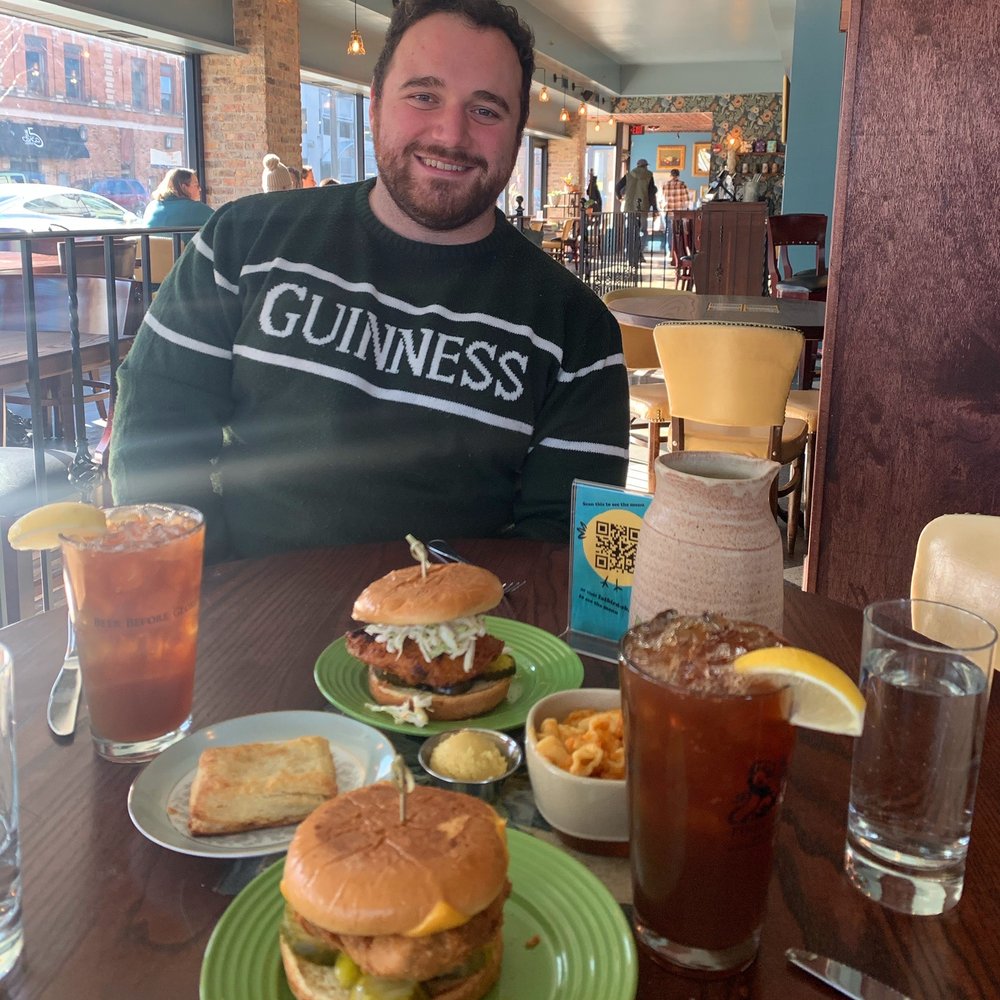 Fatbird - Murica! & Nashville Chicken Sandwiches w/ laminated biscuit and campanelle & cheese for our sides! - Southern Near Me - South Bend, Indiana Fatbird - Murica! & Nashville Chicken Sandwiches w/ laminated biscuit and campanelle & cheese for our sides! - Southern Near Me - South Bend, Indiana