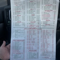 China Chef - Menu (3/31/23)