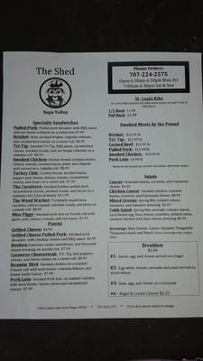 Menu photo 5 Stanly Lane Smokehouse Napa, CA Menu photo 5 Stanly Lane Smokehouse Napa, CA