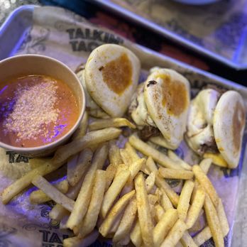 Talkin' Tacos SoDo - Birria bao buns - Tacos Near Me - Orlando, Florida Talkin' Tacos SoDo - Birria bao buns - Tacos Near Me - Orlando, Florida