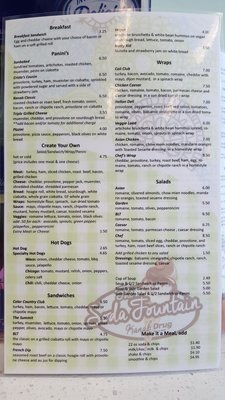 Menu photo 8 The Soda Fountain Kanab, UT Menu photo 8 The Soda Fountain Kanab, UT