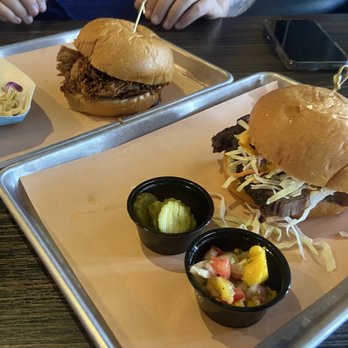 Hickory & Spice - Pulled pork and beef brisket sandwiches - Barbeque Near Me - Orange, California Hickory & Spice - Pulled pork and beef brisket sandwiches - Barbeque Near Me - Orange, California