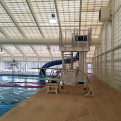 Anderson Aquatics Center - Anderson pool has a 50 ft slide