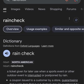 Bounce It Out - What the term raincheck means. The owner is clearly unaware. - Party Equipment Rentals Near Me - Kissimmee, Florida Bounce It Out - What the term raincheck means. The owner is clearly unaware. - Party Equipment Rentals Near Me - Kissimmee, Florida