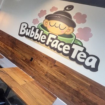 Bubble Face Tea & Poke Bowl - Logo on the wall in the dinning area - Poke Near Me - Orlando, Florida Bubble Face Tea & Poke Bowl - Logo on the wall in the dinning area - Poke Near Me - Orlando, Florida