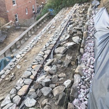 Mastrogiacomo Landscaping - In progress retaining walls - Landscaping Near Me - Harrison, New York Mastrogiacomo Landscaping - In progress retaining walls - Landscaping Near Me - Harrison, New York