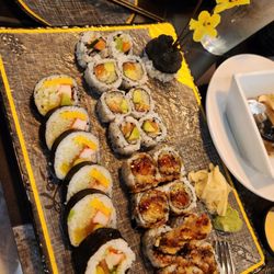 Koi Sushi Thai & Bar - Shrimp tempura roll, Alaskan roll and Futomaki