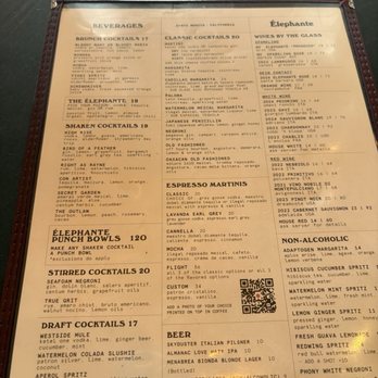 Élephante - Menu - Italian Near Me - Santa Monica, California Élephante - Menu - Italian Near Me - Santa Monica, California