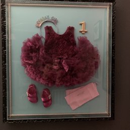 My daughter's first birthday outfit. My daughter's first birthday outfit.