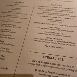 A simple menu translates to we do everything to perfection! A simple menu translates to we do everything to perfection!