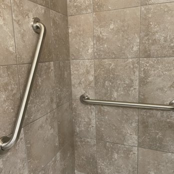 Handy Green Home Solutions - Grab bar installation in a shower. - Handyman Near Me Handy Green Home Solutions - Grab bar installation in a shower. - Handyman Near Me