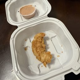 Chicken Finger.... More like chicken nugget Chicken Finger.... More like chicken nugget