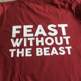 Back Slogan. Font was slightly wavy as it was on the original shirt. Perfectly done. Back Slogan. Font was slightly wavy as it was on the original shirt. Perfectly done.