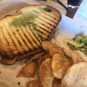 La Tour Cafe - Chicken Pesto Panini Sandwich - Cafes Near Me - Honolulu, Hawaii