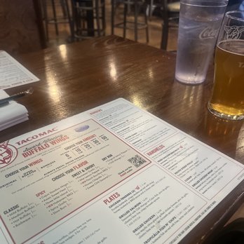 Taco Mac - Menu and - Sports Bars Near Me - Buford, Georgia