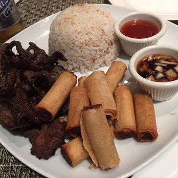 Grill 21 - Lumpia, tapa and garlic rice - Filipino Near Me - New York, New York