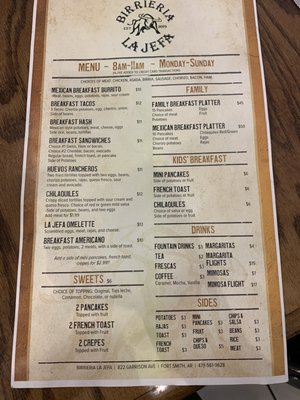 Menu photo 1 Birrieria La Jefa Fort Smith, AR Menu photo 1 Birrieria La Jefa Fort Smith, AR