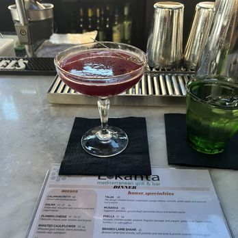 Lokanta Grill & Bar - hibiscus martini - Mediterranean Near Me - Pleasanton, California