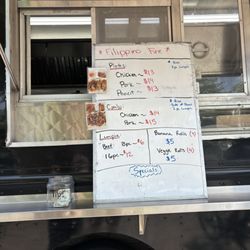 Filippino Fire - Menu