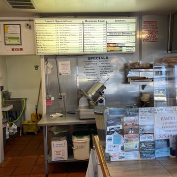 Ramsey Burger - menus on the wall of the restaurant - Burgers Near Me - Banning, California Ramsey Burger - menus on the wall of the restaurant - Burgers Near Me - Banning, California