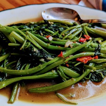 Fish Cheeks - Pakboong Fai Dang ($12) - Seafood Near Me - New York, New York