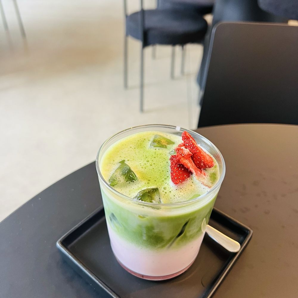 Adapt Cafe - Strawberry milk matcha latte - Coffee & Tea Near Me - Portland, Oregon