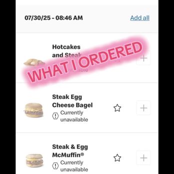 McDonald's - My initial order. - Fast Food Near Me - Maricopa, Arizona McDonald's - My initial order. - Fast Food Near Me - Maricopa, Arizona