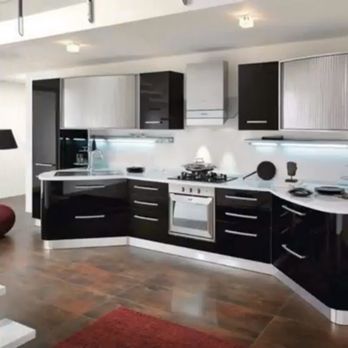 Angels Forever - a black and white kitchen - Handyman Near Me - Eastchester, New York