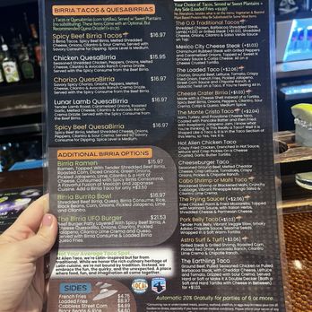 Alien Taco - Menu - Tacos Near Me - Jacksonville, Florida Alien Taco - Menu - Tacos Near Me - Jacksonville, Florida