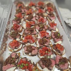 The Market of Lafayette Hill - Grilled steak crostini