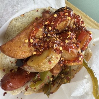 Dickie Dee's - Hot Dog & Sausage Combo Single - Pizza Near Me - Newark, New Jersey