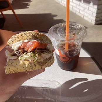 Ballers & Brew - Lox bagel and cold brew - Desserts Near Me - Burbank, California Ballers & Brew - Lox bagel and cold brew - Desserts Near Me - Burbank, California