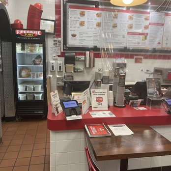 Firehouse Subs - the interior of a fast food restaurant - Sandwiches Near Me - Lake in the Hills, Illinois Firehouse Subs - the interior of a fast food restaurant - Sandwiches Near Me - Lake in the Hills, Illinois