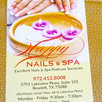 Happy Nails & Spa - Happy Happy - Nail Salons Near Me - Rowlett, Texas Happy Nails & Spa - Happy Happy - Nail Salons Near Me - Rowlett, Texas