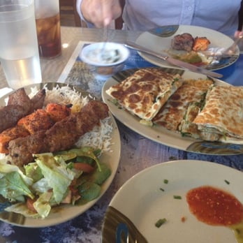 Chopan Kabob - Bolani and combination plate. You get alot of Bolanis - Afghan Near Me - Concord, California