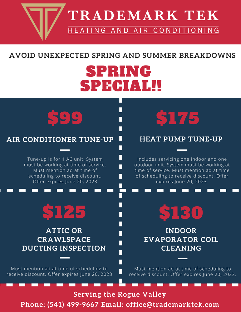 TRADEMARK TEK HEATING & AIR CONDITIONING, INC. Updated June 2024 17