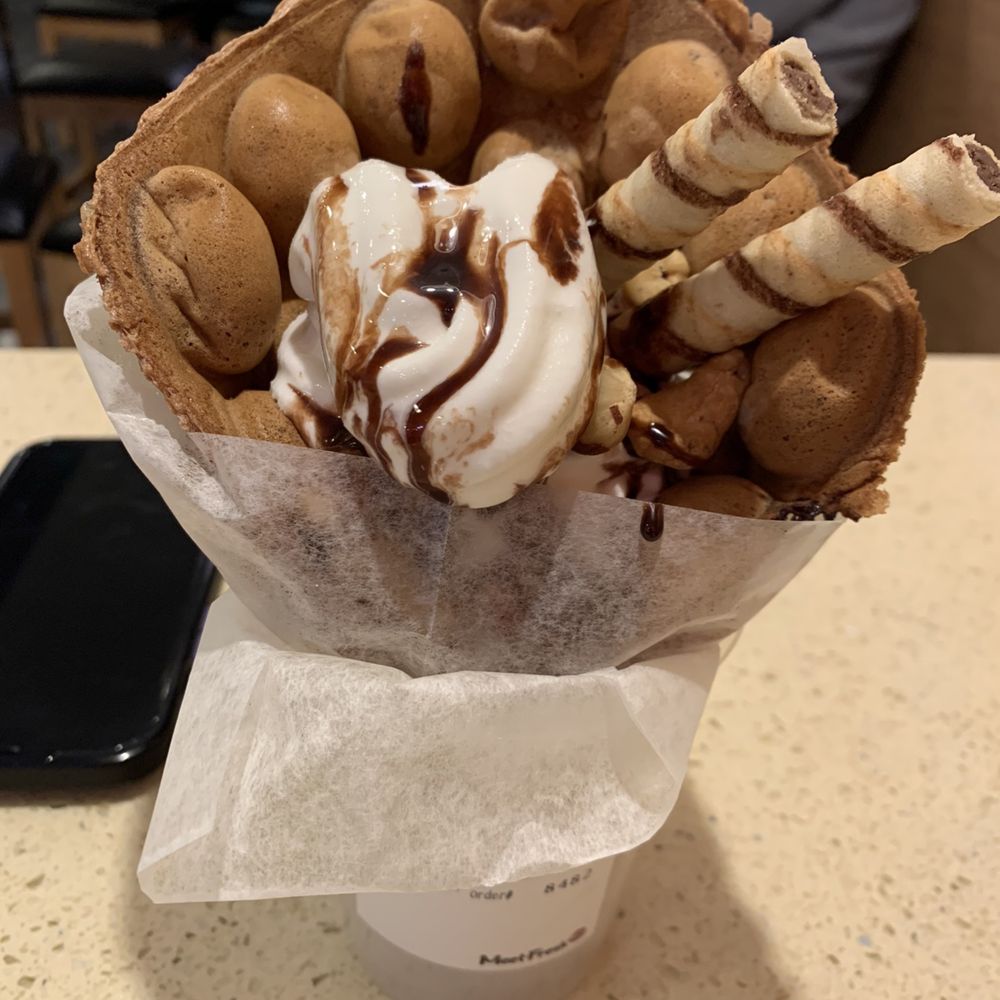 Meet Fresh - Chocolate Egg Waffle - Desserts Near Me - Edison, New Jersey Meet Fresh - Chocolate Egg Waffle - Desserts Near Me - Edison, New Jersey