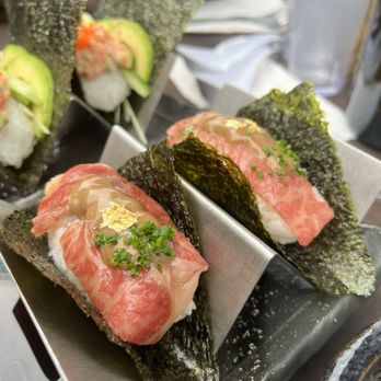 Ramen Kotori - A5 Wagyu Hand Roll was insane. Very very delicious! - Ramen Near Me - Solvang, California Ramen Kotori - A5 Wagyu Hand Roll was insane. Very very delicious! - Ramen Near Me - Solvang, California