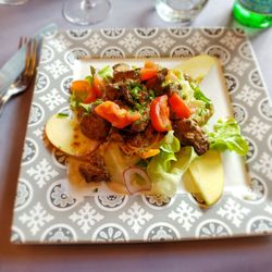 Auberge du Vieux Logis - Chicken liver salad: excellent