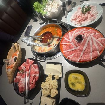 Chubby Cattle - Two person combo with A5 Wagyu, Wagyu Beef Brisket and Pork Belly - Hot Pot Near Me - Las Vegas, Nevada Chubby Cattle - Two person combo with A5 Wagyu, Wagyu Beef Brisket and Pork Belly - Hot Pot Near Me - Las Vegas, Nevada
