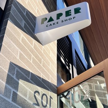 Paper Cake Shop - exterior sign - Patisserie/Cake Shop Near Me - Seattle, Washington