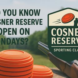 Sporting Clays at Cosner Reserve - We are open on Mondays 9-5