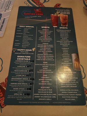 Menu photo 2 Surfing Crab Escondido, CA