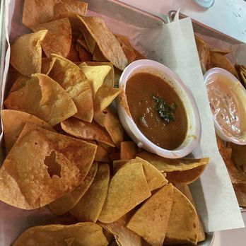 Taco Heads - HOUSE MADE SALSA ROJA W/ CHIPS - Tacos Near Me - Fort Worth, Texas Taco Heads - HOUSE MADE SALSA ROJA W/ CHIPS - Tacos Near Me - Fort Worth, Texas