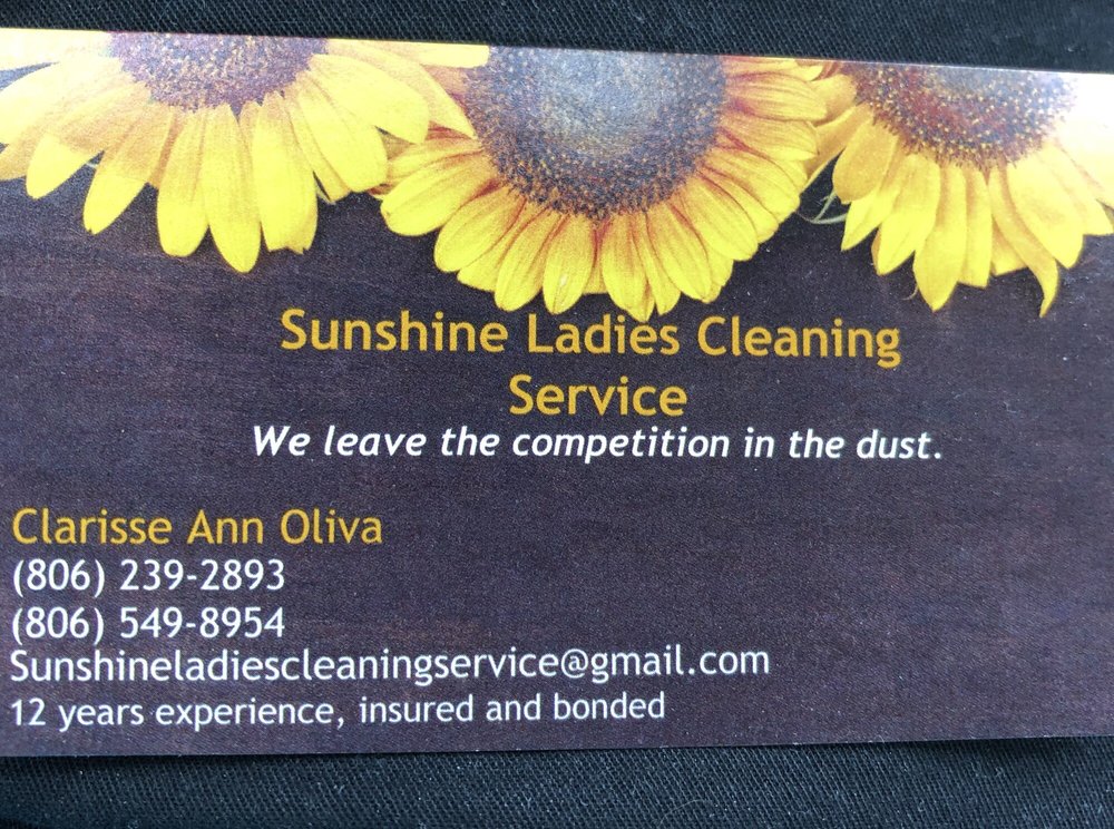 SUNSHINE LADIES CLEANING SERVICE 2024 82nd St, Lubbock, TX Yelp