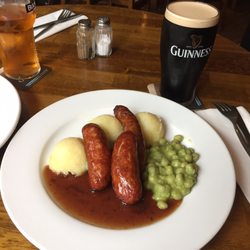 Corkery's Sports Bar - Had the bangers and mash with a Guinness. Very quick to arrive, and reasonably priced