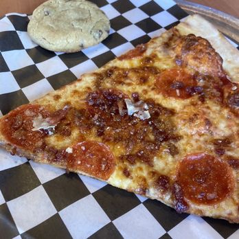 The Strait Slice Pizza - Slice of pizza and cookie - Pizza Near Me - Port Angeles, Washington The Strait Slice Pizza - Slice of pizza and cookie - Pizza Near Me - Port Angeles, Washington