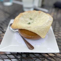 Charley's Waterfront Cafe - French onion soup