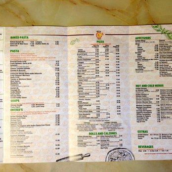 Bella Pizza - Menu 1 - Pizza Near Me - Elizabeth, New Jersey