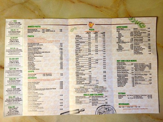 Menu photo 1 Bella Pizza Elizabeth, NJ